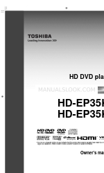 Toshiba HD-EP35KB Owner's Manual