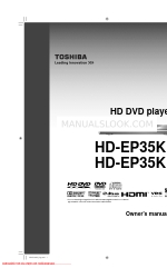 Toshiba HD-EP35KB Owner's Manual