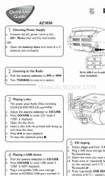 Philips AZ1836 Manual de uso rápido