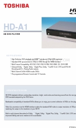 Toshiba HDA1 - HD DVD Player Spezifikationen