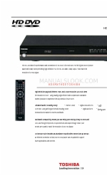 Toshiba HDA20 - HD DVD Player Технічні характеристики