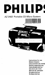 Philips AZ2402 Manual de instrucciones