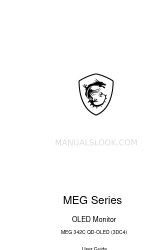 MSI MEG 342C QD-OLED User Manual