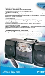 Philips AZ2905/17 Especificaciones