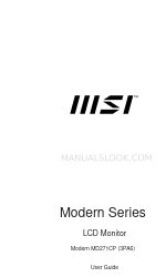 MSI Modern Series Manuale d'uso