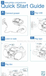 Philips AZ5740 Quick Start Manual