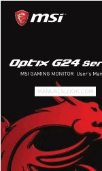 MSI Optix G24C Kullanıcı Kılavuzu