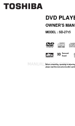 Toshiba SD-2715U Owner's Manual