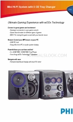 Philips C777 - FW Mini System Spesifikasi