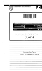 Philips CD 614 Manual do utilizador