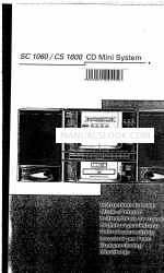 Philips CS 1600 Gebrauchsanweisung Handbuch