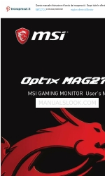 MSI Optix MAG27CQ Manuel de l'utilisateur