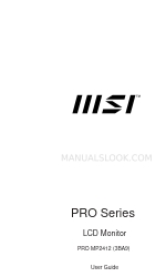 MSI PRO MP2412 Gebruikershandleiding