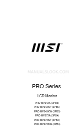 MSI PRO MP273AP Manual del usuario