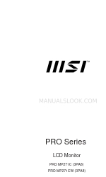MSI PRO Series Podręcznik użytkownika