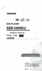 Toshiba SDK1000KU Manual do Proprietário