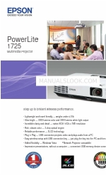 Epson V11H268020 - PowerLite 1725 XGA LCD Projector Especificações