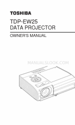 Toshiba EW25U - TDP WXGA DLP Projector Посібник користувача