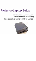 Toshiba Projector-Laptop Manuale di configurazione