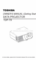 Toshiba TDP TDP-T9 Manuel du propriétaire