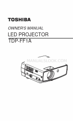 Toshiba TDP-FF1A Manuale d'uso