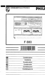 Philips F 880 Manual de Instruções