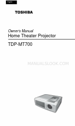 Toshiba TDP-MT700 소유자 매뉴얼