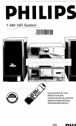 Philips F400/P00 Instructions For Use Manual