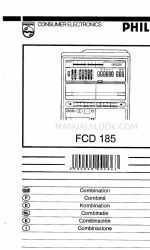 Philips FCD 185 Gebruikershandleiding