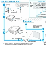 Toshiba TDP-S2/T1 Quick Start Manual