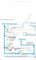 Toshiba TDP-S3 빠른 시작