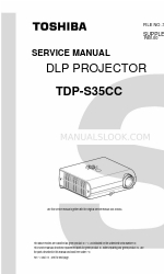 Toshiba TDP-S35CC Manuale di servizio