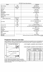 Toshiba TDP-S9 Технические характеристики продукта