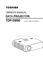 Toshiba TDP-SW80 Instrukcja obsługi