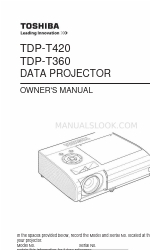 Toshiba TDP-T360 Manuale d'uso