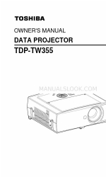 Toshiba TDP-TW355U Manual do Proprietário