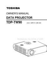 Toshiba TDP-TW90 Manuale d'uso