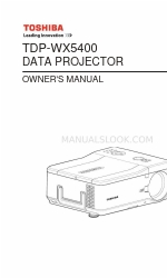 Toshiba TDP-WX5400 Manual del usuario