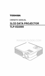 Toshiba TLF-XD2000 Manual do Proprietário