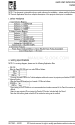 Toshiba TLP-560 Arkusz informacyjny szybkiego startu