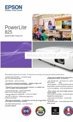 Epson V11H297020 - PowerLite 825 XGA LCD Projector Specifications