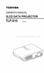 Toshiba TLP-S10 Instrukcja obsługi