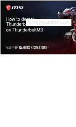 MSI ThunderboltM3 Manual