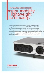 Toshiba XE30U - TLP XGA LCD Projector Especificações