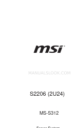 MSI MS-S312 Посібник користувача