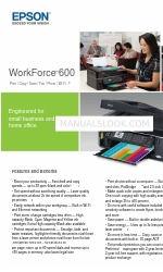 Epson WorkForce 600 Series Especificações