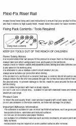 Croydex Flexi-Fix Riser Rail AM182441 Fixing And Care Instructions