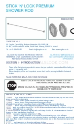 Croydex STICK 'N' LOCK PREMIUM Manual de início rápido