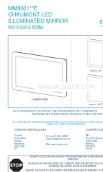 Croydex CHAUMONT MM8301 E Series Installatiehandleiding