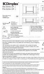 Dimplex Alta Series Instrukcja instalacji